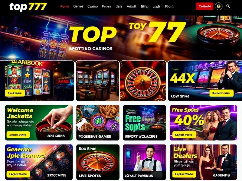 top777.com is your premier destination for trusted online gambling experiences. Explore high-quality casino games, sports betting, and exclusive promotions across a user-friendly platform designed for both beginners and seasoned gamblers.